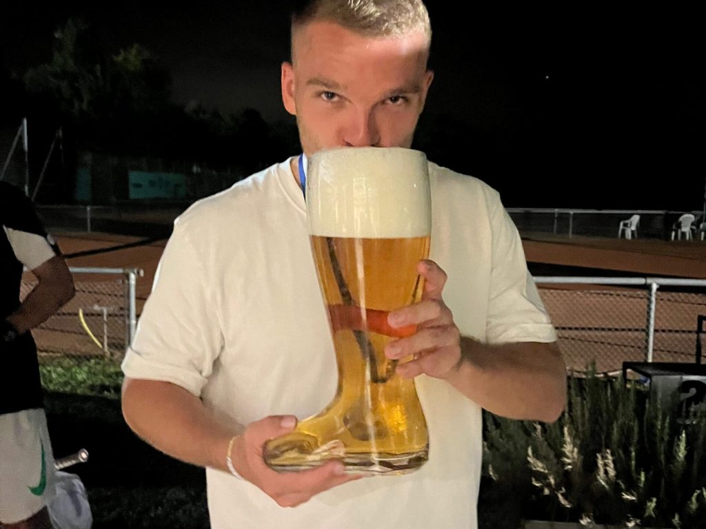 Glücklicher Sieger